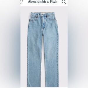 high rise, skinny Abercrombie jeans